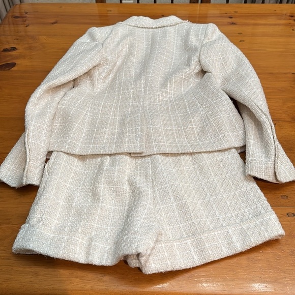NWT Karen Millen Sparkle Tweed Military Blazer & Short Set - Picture 12 of 17